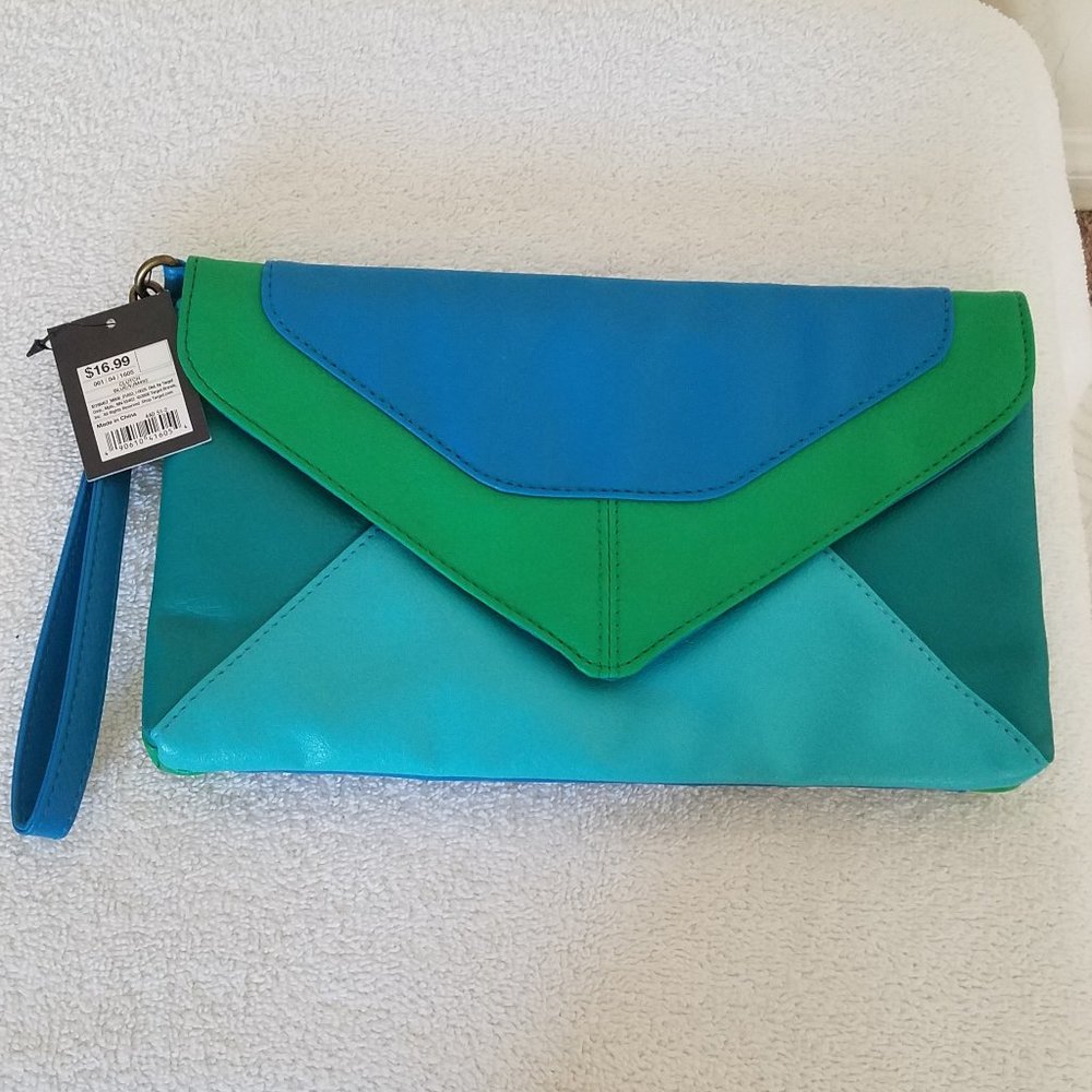 Mossimo Clutch and Wristlet Bag Approximate size:  10 x 6 inches